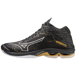 foto MIZUNO WAVE LIGHTNING Z7 MID NERO ORO