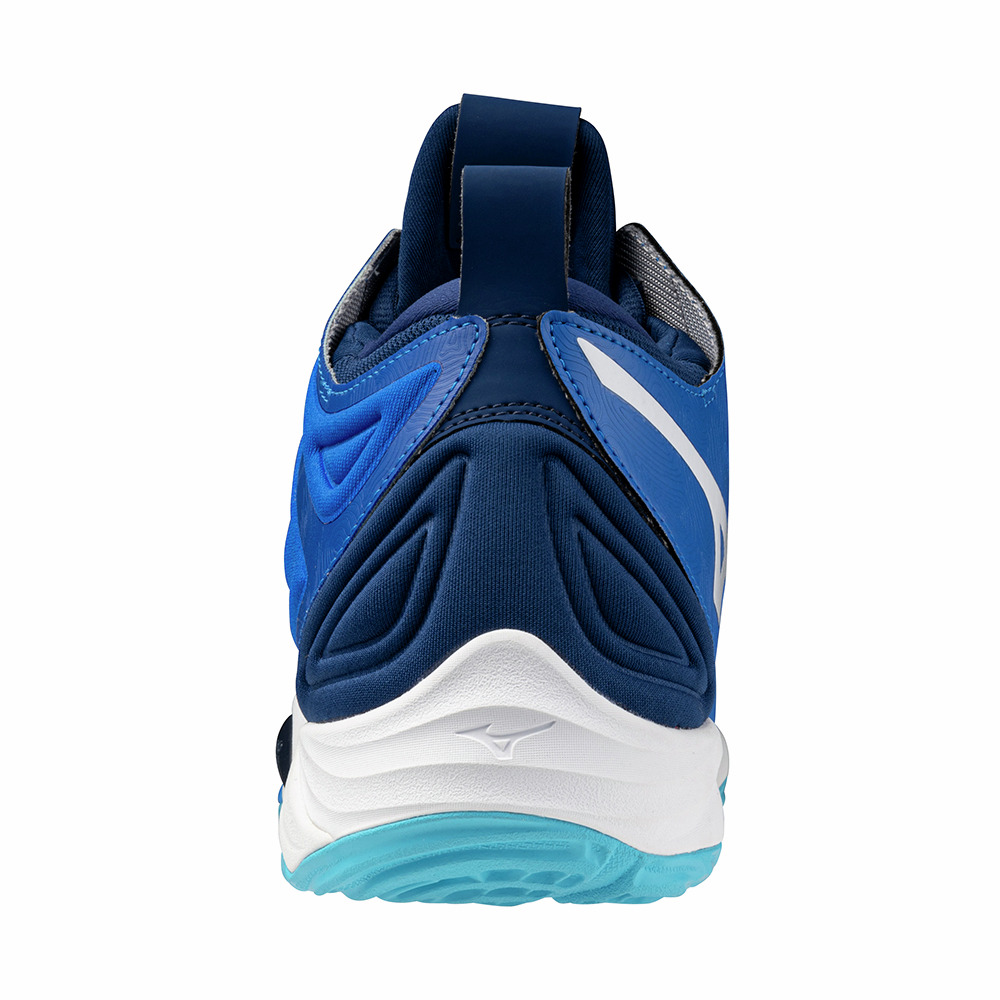 MIZUNO MOMENTUM 3 MID PARIS MUGEN BLUE WHITE