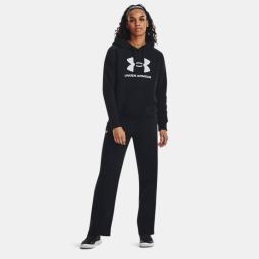 UNDER ARMOUR Felpa con cappuccio UA Rival Fleece Big Logo da donna